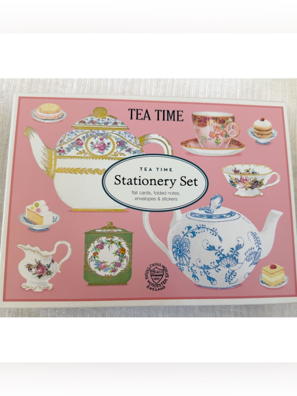 GIFT 🎁 IDEA Tea Time Stationery Set by Cavallini & Co